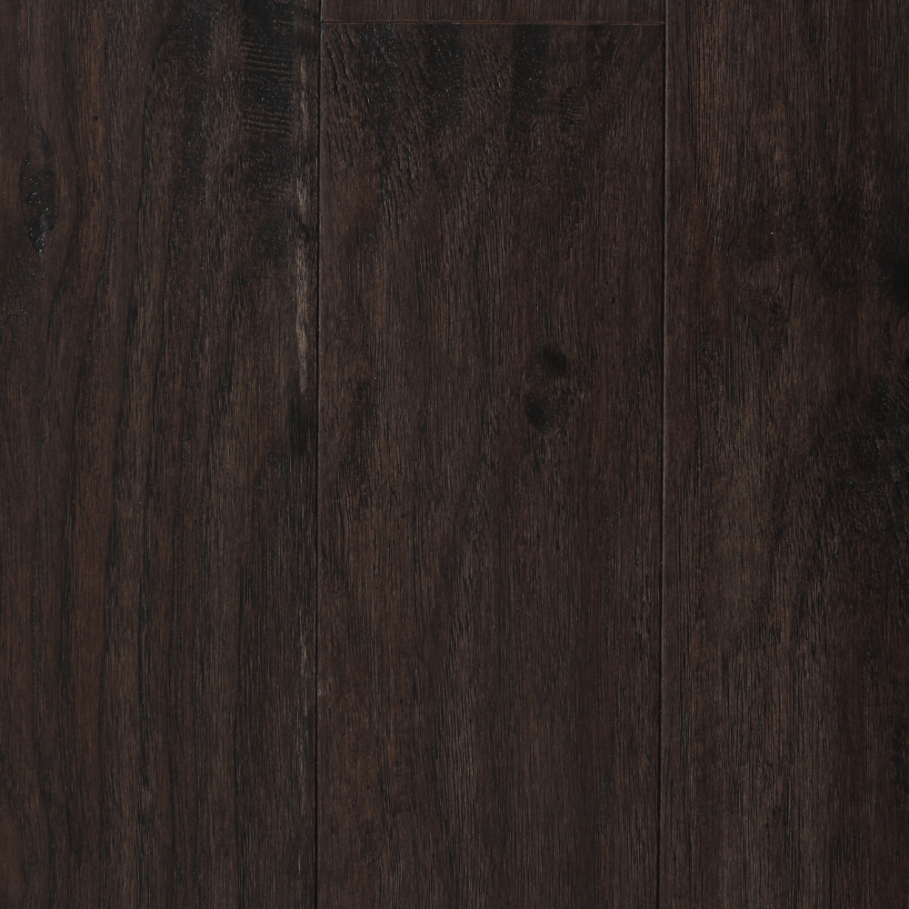 Engineered Hand-Sculpted Hickory Hardwood - Espresso - 38 x 5