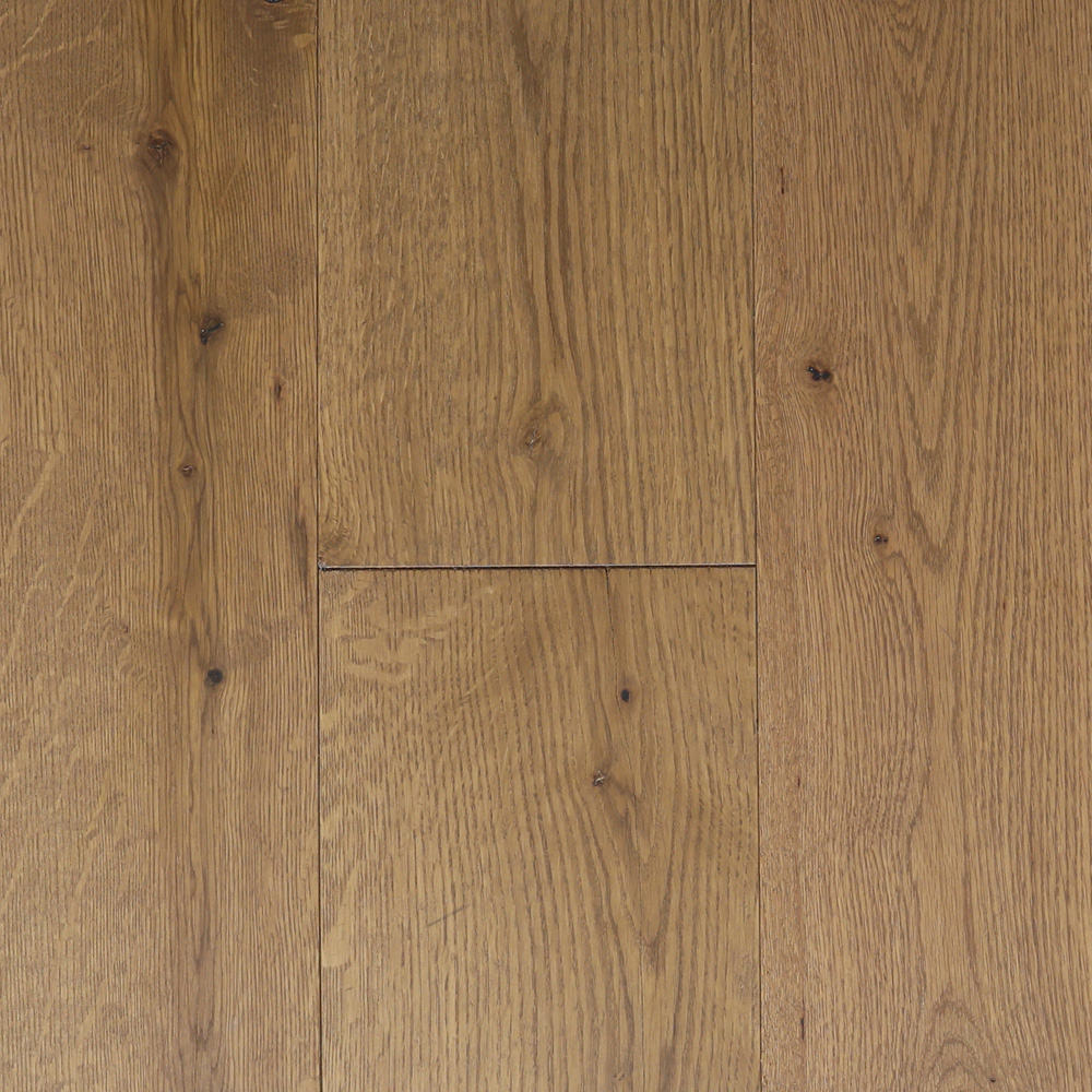 Engineered White Oak Wire-Brushed Hardwood - Autumn Bronze - 12 x 7